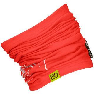 Ortovox 120 Merino Tec Logo Neckwarmer coral