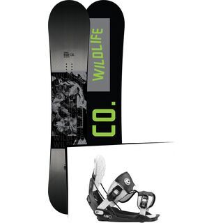 Set: Ride Wild Life Wide 2017 + Flow Five 2016, stormtrooper - Snowboardset