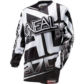 ONeal Element Kids Jersey Racewear, black/white - Radtrikot