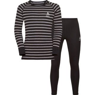 Odlo Active Original Warm Kids Set, black-grey - Unterwäsche-Set