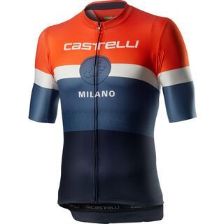 Castelli Milano Jersey, dark steel blue - Radtrikot