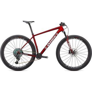 Specialized S-Works Epic HT red tint carbon/brushed/white 2021