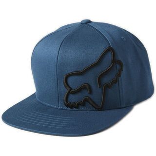 Fox Headers Snapback Hat dark indigo