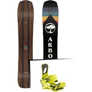 Set: Arbor A-Frame 2019 + Nitro Rambler muted brights series toxic