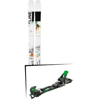 Set: Line Tom Wallisch Pro 2019 + Tyrolia Adrenalin 16 solid black flash green