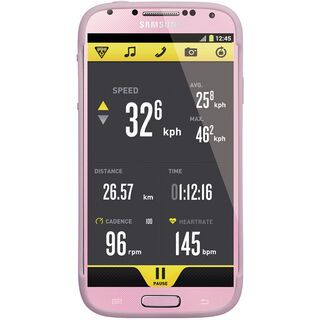 Topeak RideCase Samsung Galaxy S4 mit Halter, pink - Schutzhülle