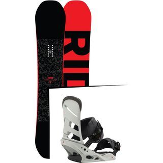Set: Ride Machete 2017 + Burton Mission 2017, gnarly sheen - Snowboardset