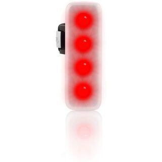 Knog Blinder 4V Standard, rote LED, silber - Beleuchtung