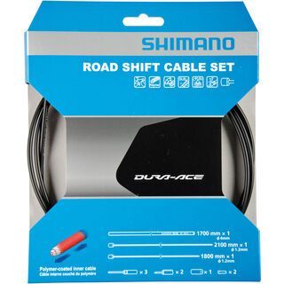 Shimano Schaltzug-Set Road Edelstahl, polymerbeschichtet schwarz