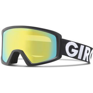 Giro Blok, black futura/loden yellow - Skibrille
