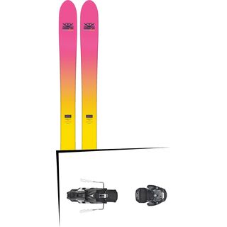 Set: DPS Skis Yvette 112 RP2 Foundation 2018 + Atomic Warden MNC 13 black/black