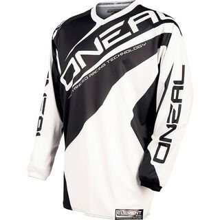 ONeal Element Jersey Racewear, black/white - Radtrikot