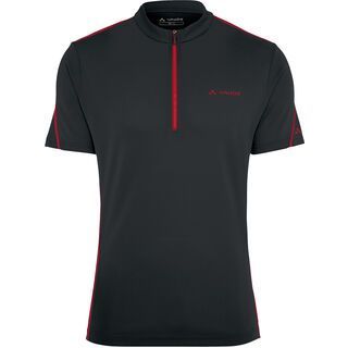Vaude Men's Tamaro Shirt, black/red - Radtrikot