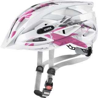 uvex air wing, white pink - Fahrradhelm