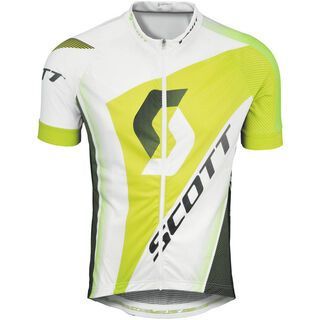 Scott Shirt RC Pro s/sl, white/green - Radtrikot