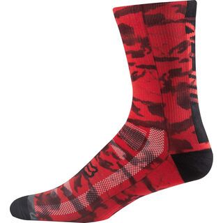 Fox 8 Creo Trail Sock, flame red - Radsocken