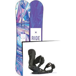 Set: Ride Compact 2017 + Ride VXN 2017, black - Snowboardset