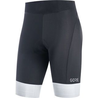 Gore Wear C3 Damen Tights kurz+, black/white - Radhose