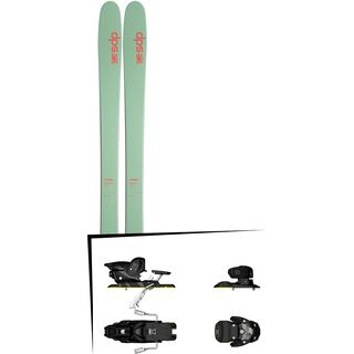 DPS Skis Set: Cassiar 95 Hybrid T2 2016 + Salomon Warden MNC 13