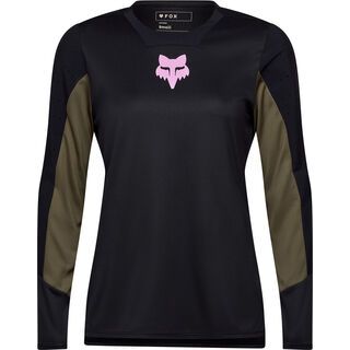 Fox Womans Defend LS Jersey Park black