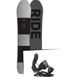Set: Ride Timeless 2017 + Flow Nexus 2016, black - Snowboardset
