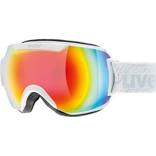 uvex downhill 2000 FM, white mat/Lens: mirror rainbow - Skibrille