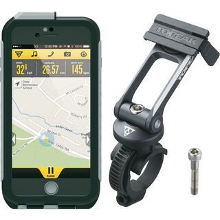 Topeak Weatherproof RideCase iPhone 6+/6s+ mit Halter black/gray