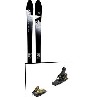 Set: Icelantic Sabre 89 2018 + Salomon STH2 WTR 16 gold/black