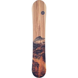 goodboards Wooden Double Rocker 2015, esche orange - Snowboard
