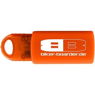 BIKER-BOARDER Logo Stick 8GB - Mac Version (Openvelomap), orange - USB Stick