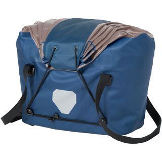 Ortlieb Fahrradkorb L, stahlblau-grau - Gepäckträgertasche