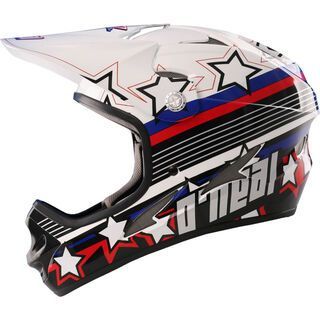ONeal Fury Fidlock DH Helmet CAPTN, schwarz/weiss/rot/blau - Fahrradhelm