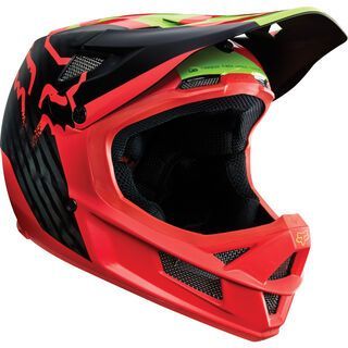 Fox Rampage Pro Carbon Helmet, red - Fahrradhelm