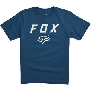 Fox Youth Legacy Moth SS Tee, destroyed blue - T-Shirt
