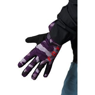 Fox Womens Ranger Glove Camo dark purple