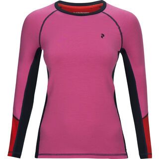 Peak Performance W Magic Long Sleeve, vibrant pink - Unterhemd
