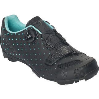 Scott MTB Comp Boa Lady Shoe matt black/turquoise blue