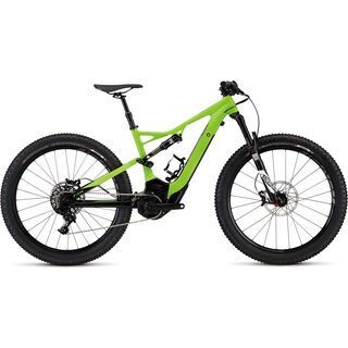 Specialized *** 2. Wahl *** TESTBIKE Turbo Levo FSR Comp 6Fattie | Größe M // 43,5 cm  2017, green/black - E-Bike