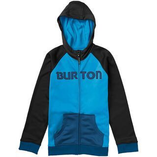Burton Boys Bonded Hoodie, Blue-Ray/True Black - Hoodie