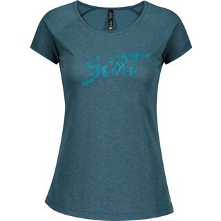 Scott Trail Flow Dri S/Sl Women's Shirt, lunar blue - Radtrikot