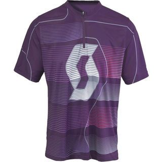 Scott Shirt Path ICN s/sl, dark purple - Radtrikot