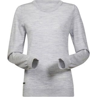 Bergans Fivel Wool Lady Long Sleeve, aluminium melange - Pullover
