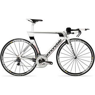 Cannondale Slice RS Ultegra 2013, magnesium white w/ jet black and race red gloss - Rennrad