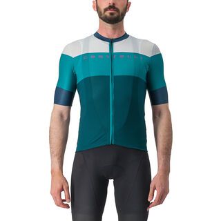 Castelli Sezione Jersey deep teal/quetzal green