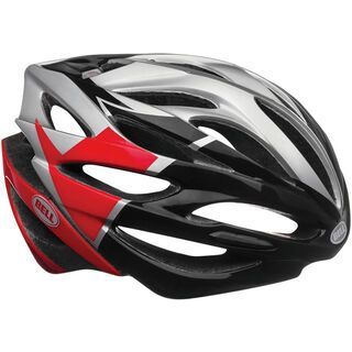 Bell Array, silver/red/black velocity - Fahrradhelm