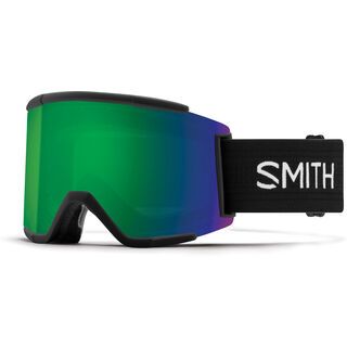 Smith Squad XL inkl. Wechselscheibe, black/Lens: sun green mirror chromapop - Skibrille