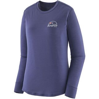 Patagonia Women's Long-Sleeved Capilene Cool Merino Graphic Shirt solstice purple