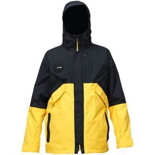 Analog Torrent Jacket, true black/corp yellow - Snowboardjacke