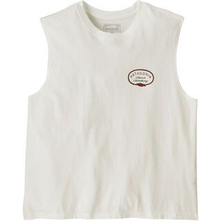 Patagonia Women's Clean Climb Roots Boxy Organic Tank white