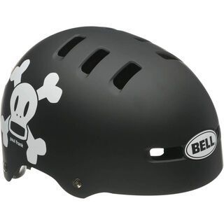 Bell Fraction, matte black/white PF skull - Fahrradhelm